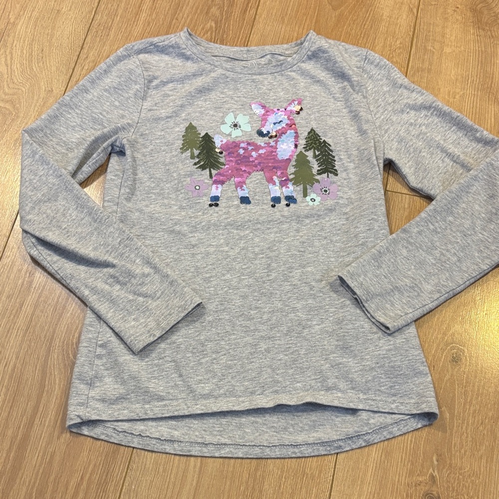 💙 Long Sleeve with Pink Deer Design💙